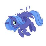  alicorn blue_hair equine feather female feral flying friendship_is_magic hair hasbro horn horse long_hair madmax mammal my_little_pony pegacorn plain_background pony princess_luna_(mlp) solo tail transparent_background winged_unicorn wings 
