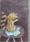  mammal raccoon regular_show rigby solo tail unknown_artist 