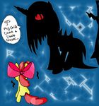  applebloom_(mlp) cartoon creepy cub dialog dialogue english_text equine female feral foal friendship_is_magic horse jemylover mammal moonveil my_little_pony pony red_eyes story_of_the_blanks text undead young zombie zombie_pony 