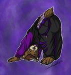 bear diaper hoodie infantilism male pacifier piercing purple solo 
