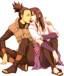  couple genderswap hug kubota_(nobodies666) nara_shikamaru naruto uchiha_sasuke 