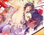  gayarou panties red_eyes shameimaru_aya shikieiki_yamaxanadu short_hair touhou underwear 