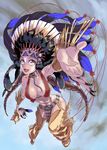  breasts claws headdress large_breasts native_american scared squaw western 