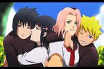  black_hair blonde_hair byakugan haruno_sakura hyuuga_hinata naruto pink_hair short_hair spiky_hair uchiha_sasuke uzumaki_naruto whiskers 