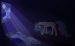  alicorn equine female feral friendship_is_magic grayma1k hair hasbro horn horse long_hair mammal moonlight multi-colored_hair my_little_pony pegacorn pony princess princess_celestia_(mlp) princess_luna_(mlp) royalty solo stained_glass tail winged_unicorn wings 