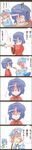  :t bad_id bad_pixiv_id blue_eyes blue_hair bowl chopsticks closed_eyes comic dress eating expressive_clothes feeding food hair_ornament hair_rings hair_stick happy hat highres kaku_seiga long_image miyako_yoshika multiple_girls o_o ofuda open_mouth outstretched_arms pink_hair pout ribbon rice rice_bowl saigyouji_yuyuko short_hair smile star tall_image touhou translated triangular_headpiece vest yuuma_(pumpkin) zombie_pose 