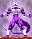  armor aura clenched_hands cooler_(dragon_ball) debris dragon_ball dragon_ball_z muscle no_humans purple_skin red_eyes shouji_nigou tail 