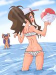  ass ball beachball bikini iris_(pokemon) pokemon pokemon_(game) pokemon_bw swimsuit touko_(pokemon) 