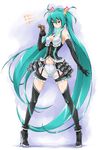  adapted_costume aqua_eyes aqua_hair black_legwear boots breasts cleavage corset elbow_gloves gloves goodsmile_company goodsmile_racing hatsune_miku high_heels legs long_hair long_legs medium_breasts navel pigeon-toed race_queen racing_miku racing_miku_(2011) shoes solo squirrel thighhighs thighs twintails very_long_hair vocaloid yamo_(rephact) 