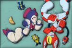  blue brass cord cyandog eyes_closed female fingering masturbation medabee medabots metabee moan panties peppercat plushie pussy_juice red red_body tail underwear unknown_artist 