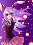  animal_ears bad_id bad_pixiv_id bunny_ears keino_(midorinoko) long_hair necktie purple_hair red_eyes red_neckwear reisen_udongein_inaba solo touhou 