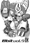  black_and_white cord female greyscale machine masturbation mechanical medabots monochrome peppercat pussy pussy_juice robot tail unknown_artist 