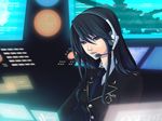  armored_core armored_core:_for_answer black_hair headset kasumi_sumika long_hair mameneko military military_uniform serene_haze solo uniform 