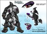  anthro balls big_breasts big_penis black_nipples breasts cetacean cum dickgirl fangs halulu_(character) herm hyper intersex mammal marine model_sheet muscles nipples orca penis popabear solo tail teeth two_toes uncut vein veins whale white_penis 