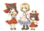  :&lt; :3 alice_margatroid apron ascot baby baby_carry blonde_hair blue_hair blush boots bow brown_hair chibi chibi_on_head child couple detached_sleeves family finger_in_mouth hair_bow hair_tubes hairband hakurei_reimu happy headdress holding_hands ico_(engawa_roman) if_they_mated ips_cells large_bow mary_janes mother_and_daughter multiple_girls on_head red_eyes shanghai_doll shoes short_hair smile touhou wavy_mouth yuri |_| 