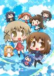  amakusa_shino azumanga_daiou chibi crossover ga_geijutsuka_art_design_class hidamari_sketch hirasawa_yui izumi_konata k-on! lucky_star mihama_chiyo mole mole_under_eye multiple_girls nichijou pac-man_eyes pantyhose professor_shinonome ryouou_school_uniform school_uniform seitokai_yakuindomo serafuku suntail taneshima_popura working!! yamaguchi_kisaragi yuno |_| 