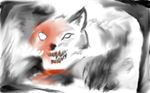  blood canine dark ear fog mammal ruger181 teeth wolf 