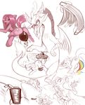  discord_(mlp) dragon equine friendship_is_magic horse mel_the_hybrid my_little_pony pinkie_pie_(mlp) pony spike_(mlp) 