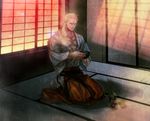  blonde_hair geese_howard highres japanese_clothes kimono king_of_fighters kof male male_focus snk 