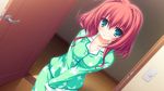  game_cg green_eyes lunaris_filia mikagami_mamizu pajamas red_hair tagme_(character) whirlpool 