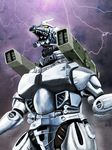  kaijuu lightning mecha mechagodzilla no_humans puchikotei roaring solo type-3_kiryuu weapon 