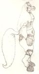  cyborg equine equineon hooves horse jt kale_skylark male mammal monochrome pencils sepia solo 