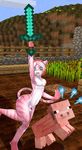 balls feline flaccid fur girly green_eyes hair imminent_rape looking_at_viewer male mammal minecraft nikoh nude open_mouth outside penis pig pink pink_body pink_fur pink_nose porcine raised_arm red_hair short_hair standing stripes sword tail thighs tiger two_tone_hair video_games weapon white white_fur white_hair wide_hips 
