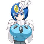  artist_request breasts capcom cleavage large_breasts rockman splash_woman 