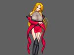  blonde_hair breasts cleavage kunoichi kunoichi_sanshimai_ichi_no_maki_-_inbou_sanshimai_genzan! large_breasts ninja u-me_soft 