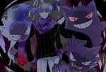  bad_id bad_pixiv_id gastly gen_1_pokemon gengar haunter headband krt736 matsuba_(pokemon) pokemon pokemon_(creature) pokemon_(game) pokemon_hgss purple_scarf red_eyes scarf smile 