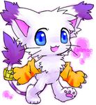  animal cat digimon feet furry gatomon no_humans pawpads paws soles tailmon 