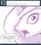  equine female feral friendship_is_magic hair horse john_joseco long_hair mammal monochrome my_little_pony open_mouth pony princess princess_celestia_(mlp) royalty solo tumblr 