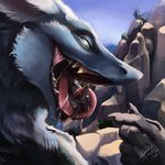  bloodshot23 drooling macro saliva sergal tongue tongue_out vorarephilia vore wet 