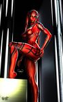  3d barefoot big_breasts breasts darth_talon darthhell female fingernails legs legs_up lips looking_at_viewer nipples not_furry pose pussy red_skin sith sith_lord solo star_wars tattoo twi&#039;lek twi'lek yellow_eyes 