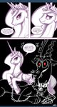  &hearts; alicorn ask_princess_molestia bdsm bondage bound chain collar comic discord_(mlp) draconequus equine female feral friendship_is_magic hair horn horse john_joseco long_hair male mammal my_little_pony pegacorn pony princess_celestia_(mlp) red_eyes tiara tumblr winged_unicorn wings 