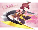  :o angry bad_id bad_pixiv_id blade boots brown_hair character_name copyright_name full_body gloves green_eyes nan_(tales) open_mouth short_hair side_ponytail solo spandex sturm tales_of_(series) tales_of_vesperia torn_clothes weapon 