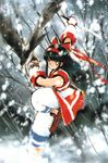  cute kazuhiko_suzuki mamahaha nakoruru samurai_spirits snow 