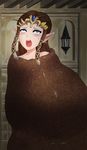  blue_eyes blush brown_hair bule bured like_like monster nintendo open_mouth pixiv_manga_sample princess_zelda resized the_legend_of_zelda the_legend_of_zelda:_twilight_princess tiara twilight_princess vore 