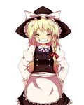  bad_id bad_pixiv_id blonde_hair grin hat huleito kirisame_marisa smile solo touhou witch witch_hat 