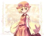  aki_minoriko blonde_hair food fruit grapes hat nekoguruma short_hair solo touhou 