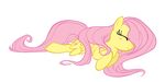  blush cute cutie_mark equine eyes_closed female feral fluttershy_(mlp) friendship_is_magic hair horse kita-angel mammal my_little_pony pegasus pink_hair pony sleeping solo wings 