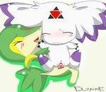  calumon clyndemoon crossover digimon pokemon snivy 