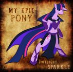 anthrofied breasts dress english_text equine female friendship_is_magic horn loincloth mammal my_epic_pony my_little_pony navel ryuukiba solo tail text twilight_sparkle_(mlp) unicorn 