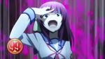 angel_beats! animated animated_gif evil laughing lowres purple_hair yuri_(angel_beats!) 