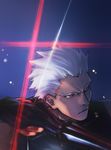  archer armor bow_(weapon) crimo dark_skin dark_skinned_male fate/stay_night fate_(series) male_focus solo weapon white_hair 