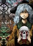  blood blue_man eye_piercing eyes grey_eyes grey_hair grin hat holding horror_(theme) komeiji_koishi needle skull smile solo touhou 