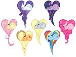  &hearts; &lt;3 absurd_res applejack_(mlp) bamboodog cute cutie_mark derpy_hooves_(mlp) equine eyes_closed female feral fluttershy_(mlp) friendship_is_magic full-length_portrait group hair hi_res horn horse long_hair mammal mane_six my_little_pony pegasus pinkie_pie_(mlp) plain_background pony quadruped rainbow_dash_(mlp) rarity_(mlp) side_view sleeping twilight_sparkle_(mlp) unicorn white_background wings 