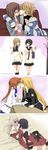  2girls fate_testarossa girl_friends_(manga) highres kawamura_reo kiss kumakura_mariko lyrical_nanoha mahou_shoujo_lyrical_nanoha multiple_girls oohashi_akiko saliva sawaguchi_mai sono_hanabira_ni_kuchizuke_wo takamachi_nanoha yuri 