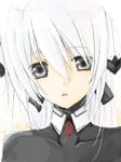  aya-f bodysuit grey_eyes horizon_ariadust kyoukaisenjou_no_horizon long_hair silver_hair solo 