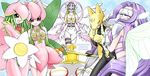  5girls angewomon digimon fairymon lilamon lillymon lowres multiple_girls nail_polish no_humans sakuyamon shakkoumon 